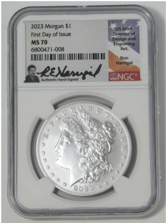 2023 Morgan Silver Dollar First Day Issue Top Grade! NGC MS-70