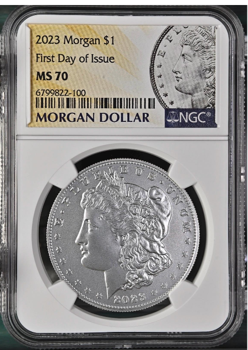 2023 Morgan Silver Dollar "TOP GRADE! NGC MS-70