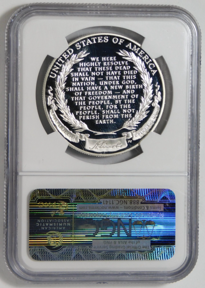 2009 P Commemorative "Lincoln Bicentennial" Silver Dollar NGC PF70 Ultra Cameo