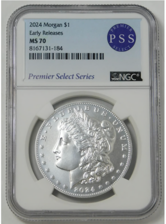 2024 Morgan Silver Dollar Early Releases! TOP GRADE! NGC MS-70