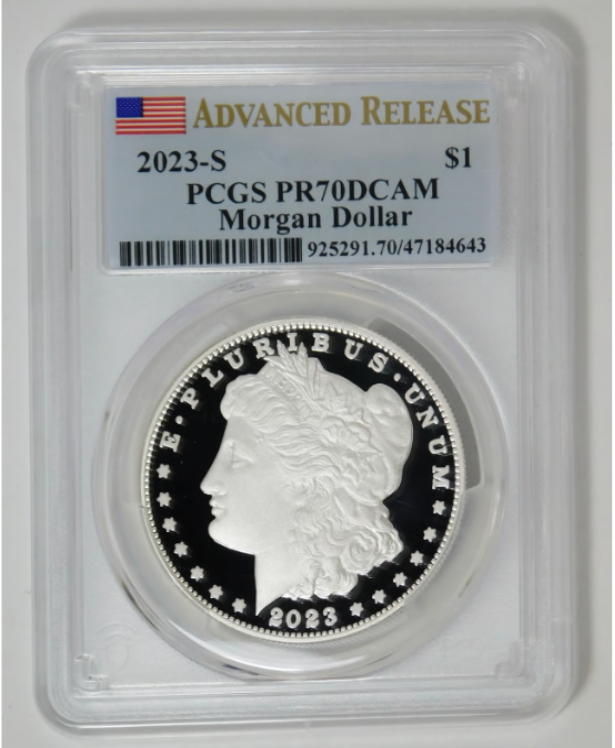 2023-S Morgan Silver Dollar Special "Advanced Release" PCGS Proof-70 DCAM