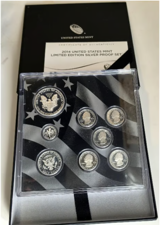 2014-S Limited Edition Silver Proof Set in Original Packaging - COA