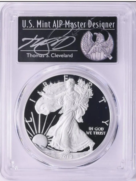 2019-W Silver Eagle First Day of Issue = FUN Show PCGS Proof-70 DCAM