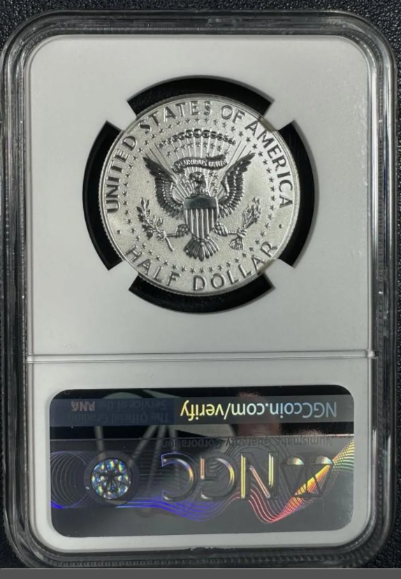 2018-S Kennedy Half Dollar Silver Reverse Proof. TOP GRADE! NGC Proof-70