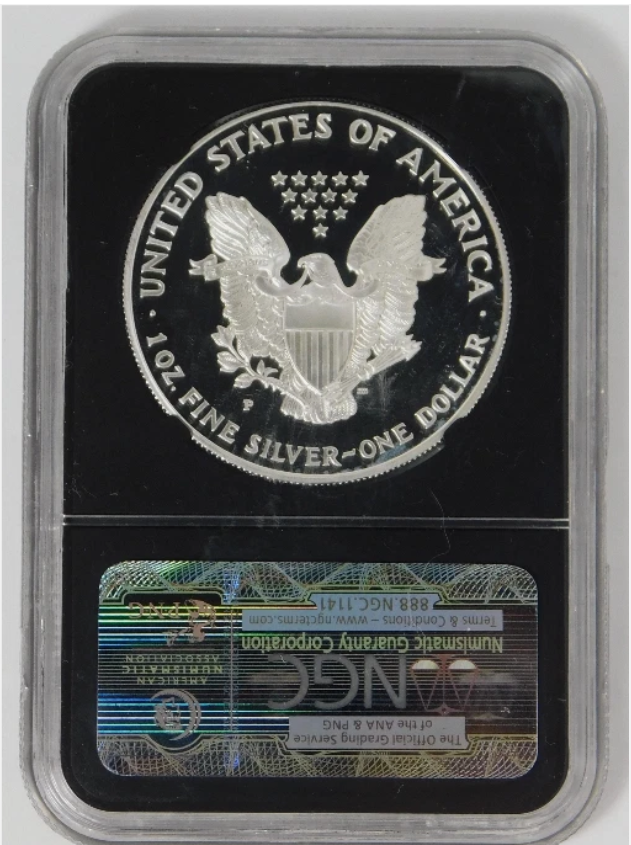 1998 P American Silver Eagle NGC Proof 69 Ultra Cameo