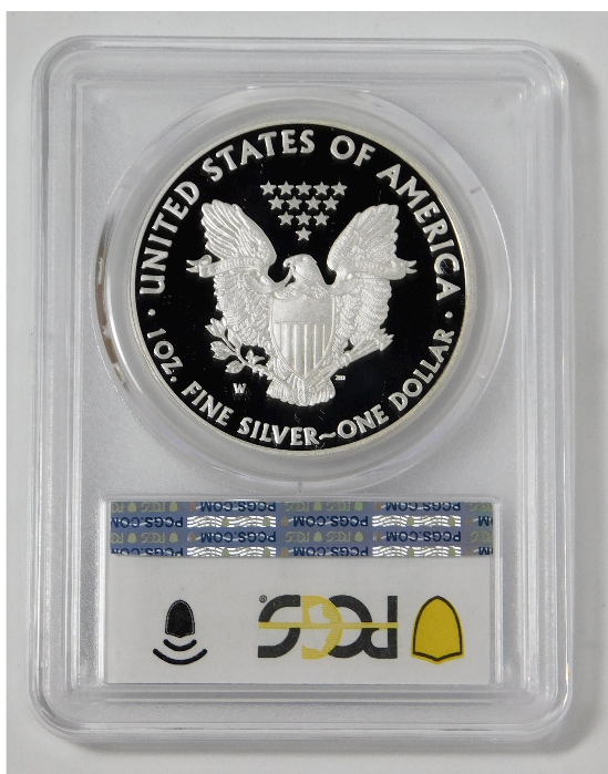 2011-W Silver Eagle Top Grade! PCGS Proof-70 DCAM. West Point Mintage