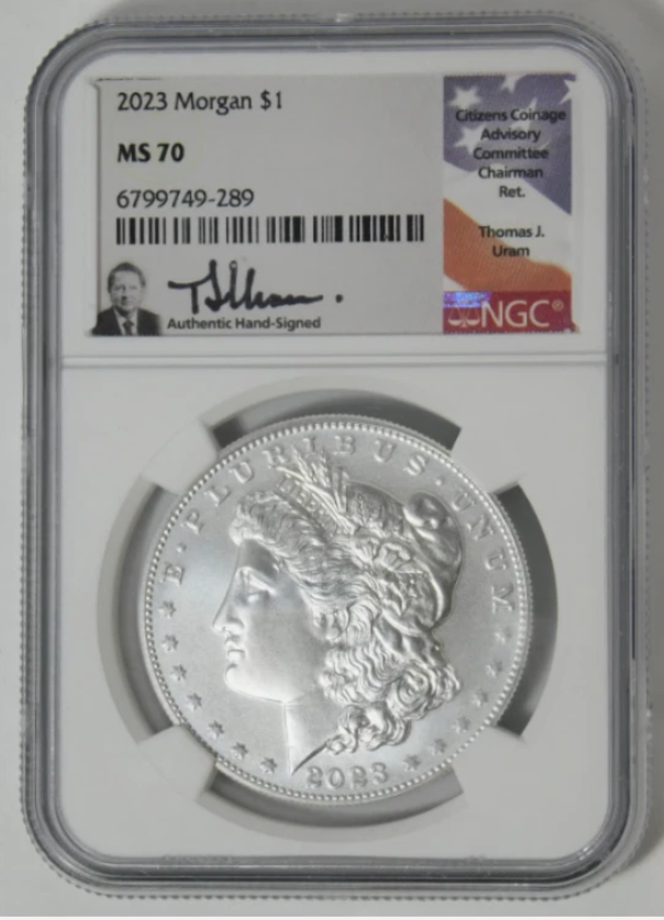 2023-S Morgan Silver Dollar "Early Releases" TOP GRADE! NGC Mint State 70
