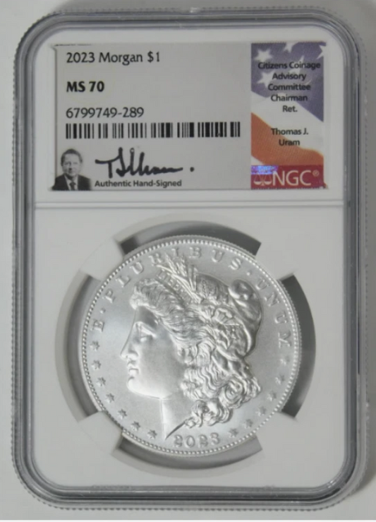 2023-S Morgan Silver Dollar "Early Releases" TOP GRADE! NGC Mint State 70