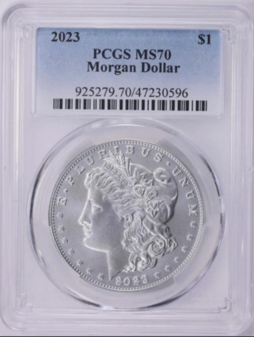 2023 Morgan Silver Dollar "Top Grade" PCGS MS-70