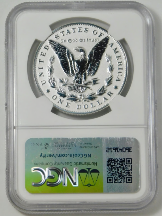2023-S Morgan "Reverse Proof" Silver Dollar TOP GRADE! NGC Reverse Proof 70