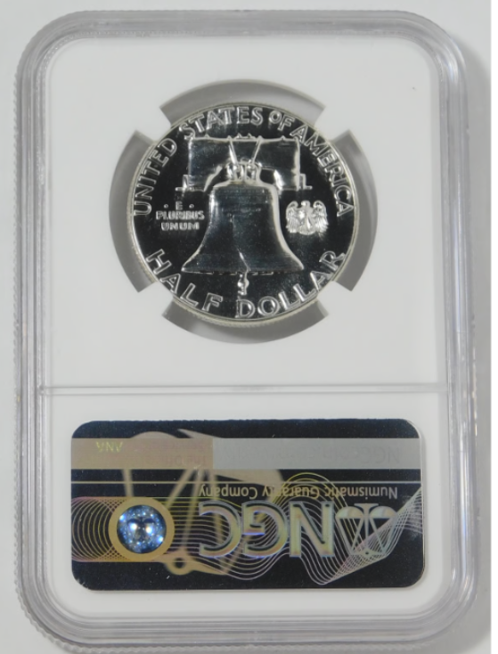 1960 Silver Franklin Half Dollar. NGC Gem Proof 67