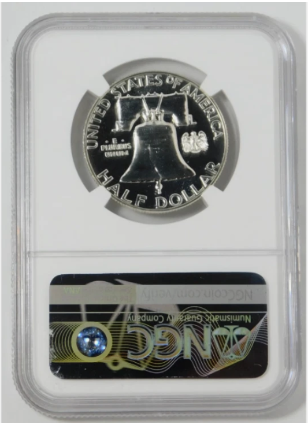 1962 Silver Franklin Half Dollar BIG GRADE! NGC Proof 69