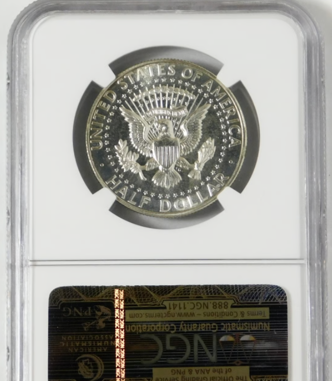 1966 "SMS" Silver Kennedy Half Dollar. HIGH GRADE! Mint State 67