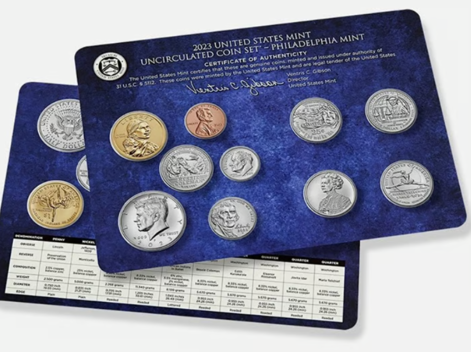 2023 P&D U.S. Mint Uncirculated Coin Sets - Orig Pkg/COA
