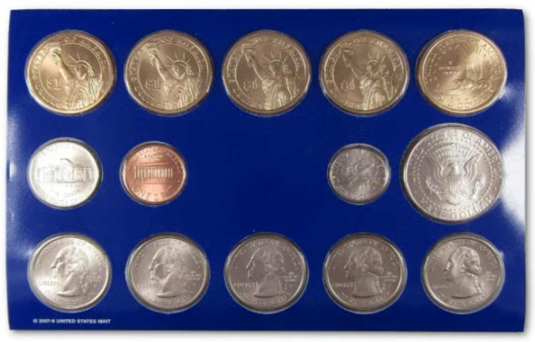 2008 P & D U.S. Mint Uncirculated Set. 28 Coins