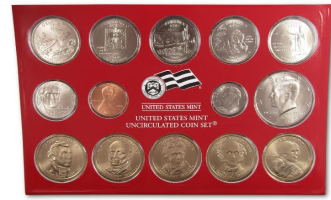 2008 P & D U.S. Mint Uncirculated Set. 28 Coins