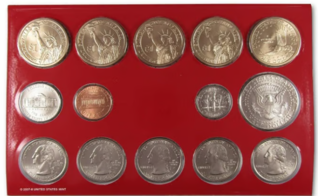 2008 P & D U.S. Mint Uncirculated Set. 28 Coins