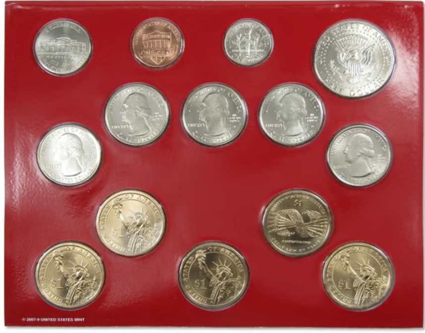 2010 P & D US Uncirculated Mint Set (28 Coins) Orig Mint pkg/COA