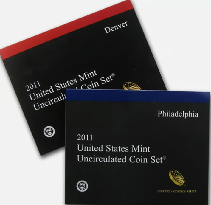 2011 P & D U.S. Mint Set. Original US Mint Pkg / COA. 28 Coins