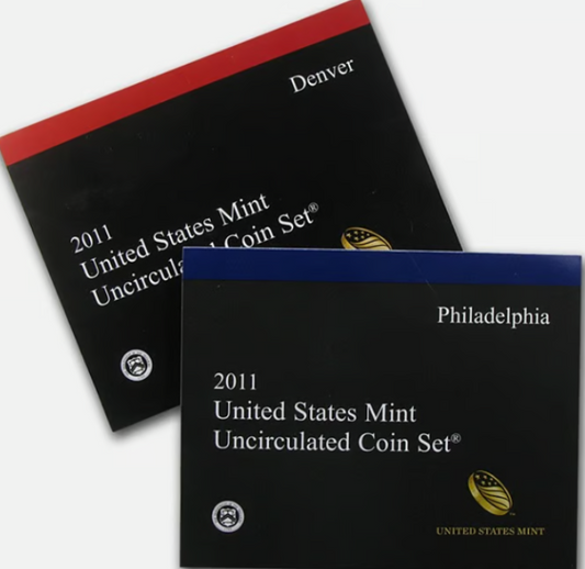 2011 P & D U.S. Mint Set. Original US Mint Pkg / COA. 28 Coins