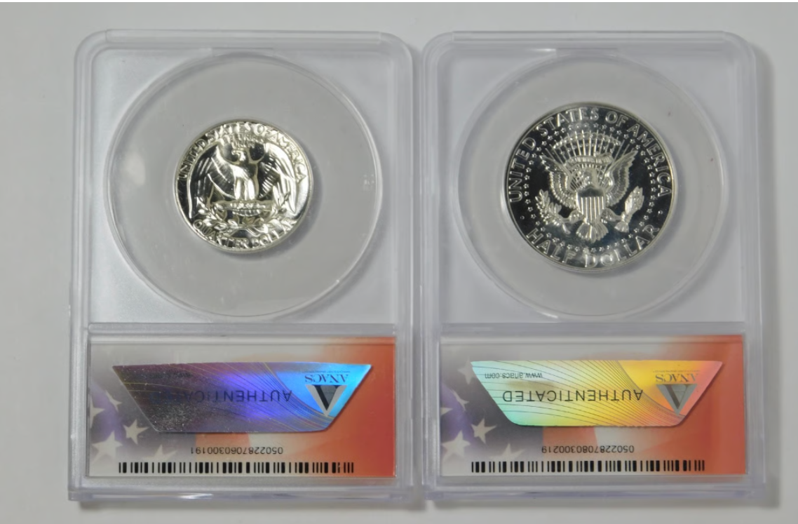 1964 Silver Proof Set HIGH GRADE! ANACS Proof 68 (5 Coins)