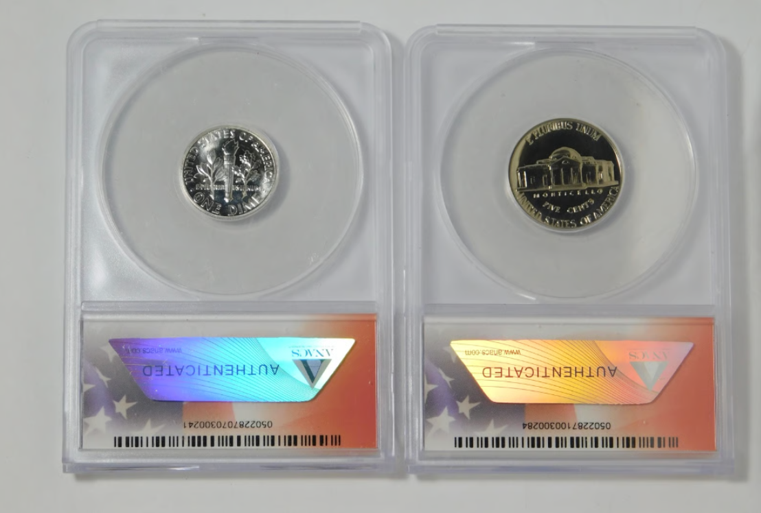 1964 Silver Proof Set HIGH GRADE! ANACS Proof 68 (5 Coins)