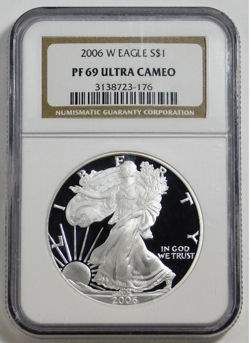 2006-W American Silver Eagle NGC Proof-69 Ultra Cameo