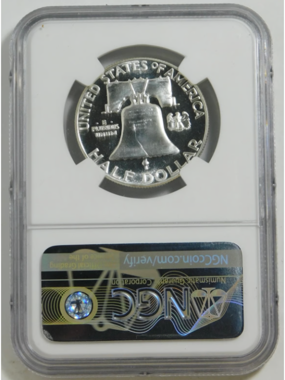 1954 Silver Franklin Half Dollar Nice Grade / Early Year NGC Proof-67