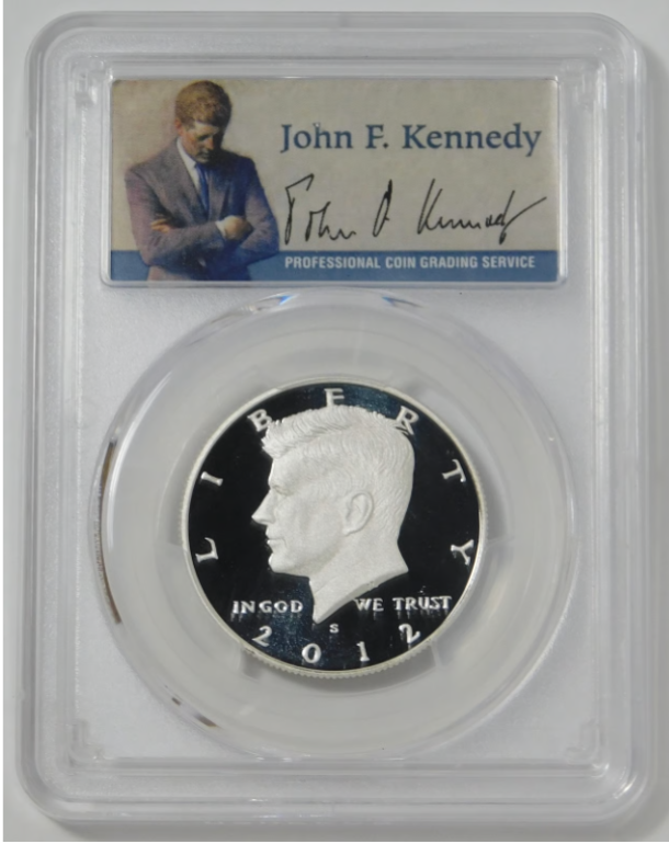 2012-S Silver Kennedy Half Dollar KEY DATE! Top Grade PCGS Proof-70 DCAM