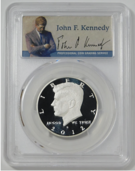 2012-S Silver Kennedy Half Dollar KEY DATE! Top Grade PCGS Proof-70 DCAM