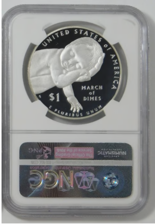 2015-W Commemorative March of Dimes TOP GRADE! NGC PF-70 Ultra Cameo