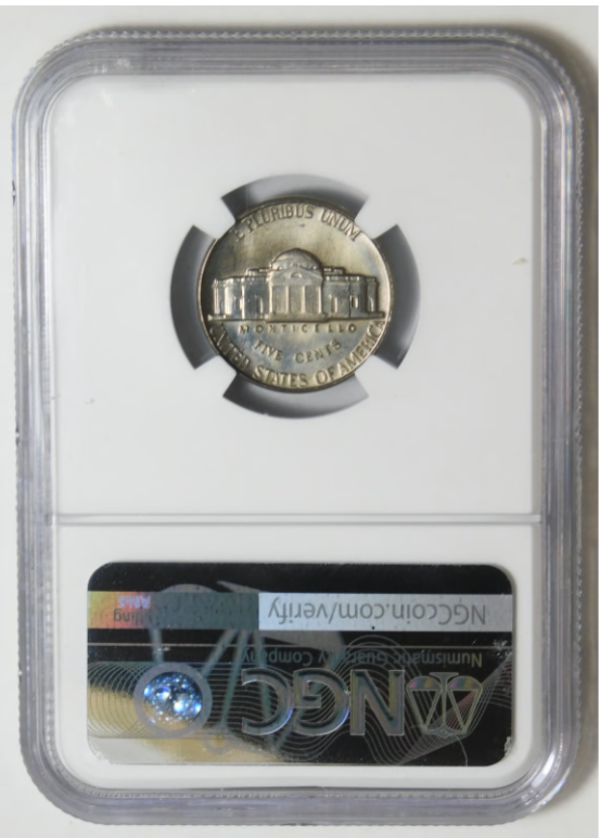 1955 Jefferson Nickel. LOW POP / HIGH GRADE NGC MS-67